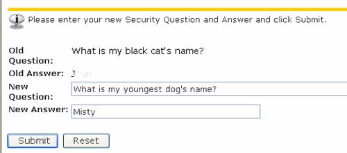 change secuirty help