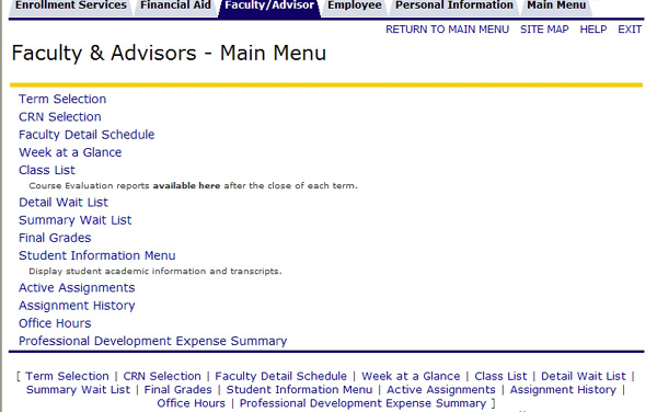 facult and advisors